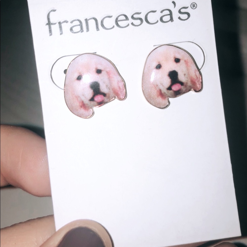 Dog earrings!